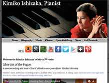 Tablet Screenshot of kimiko-piano.com